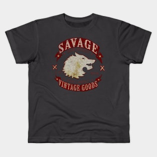 savage vintage goods Kids T-Shirt